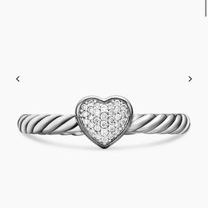 David Yurman CABLE COLLECTIBLES® HEART STACK RING